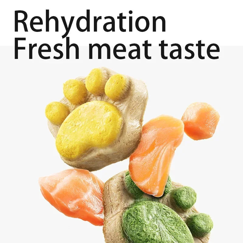 Freeze-Dried Raw Meat Cat Treats - Nutritional Bone & Meat Snacks for Cats
