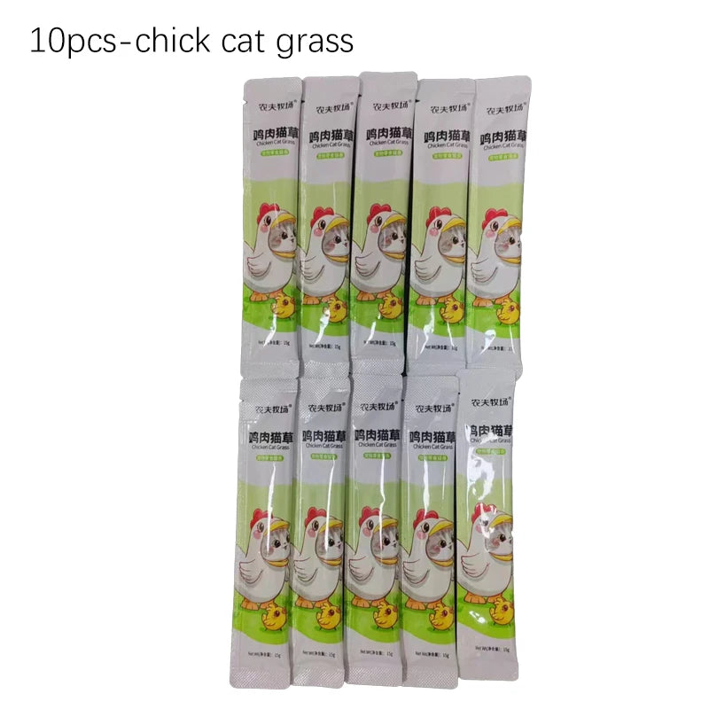 Cat Nutritional Paste Strips - Salmon & Tuna Treats for Kittens & Adult Cats