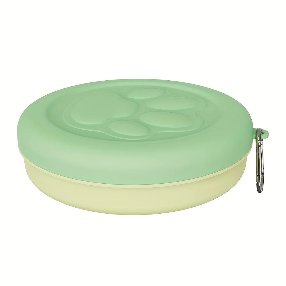 Portable Pet Travel Bowl - Collapsible Food & Water Container for Dogs & Cats