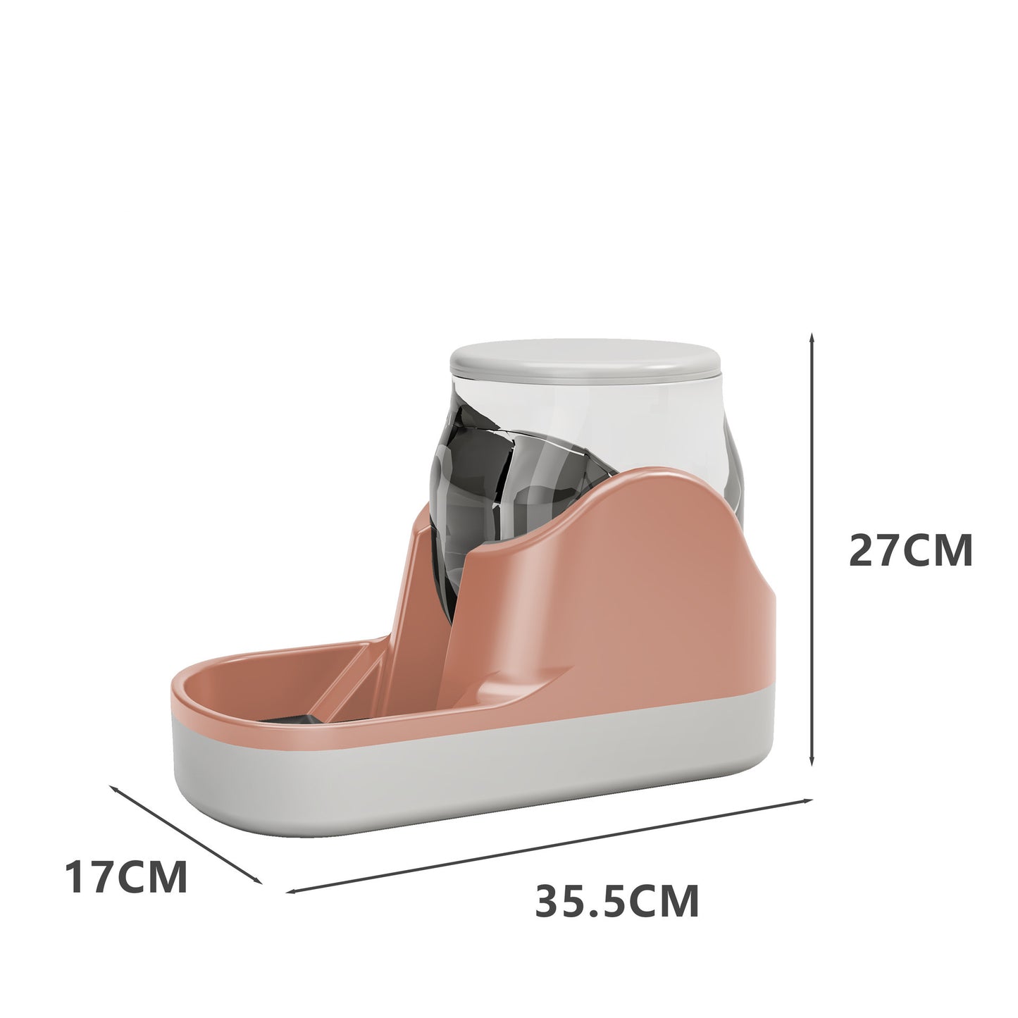 Automatic Gravity Pet Feeder & Waterer - Self-Dispensing Food & Water Station