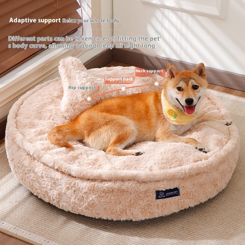 Deluxe Removable & Washable Pet Bed - Premium Comfort with Easy-Clean Cover
