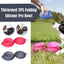 Collapsible Double Pet Bowl - Portable Silicone Travel Food & Water Bowls with Mat