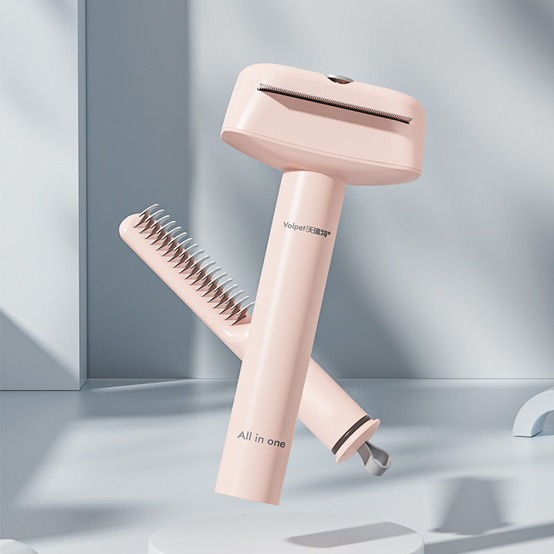 3-in-1 Pet Dematting Comb - Professional Detangling Brush for Cats & Dogs