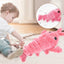 Electric Jumping Shrimp Cat Toy - USB Rechargeable Interactive Plush Lobster