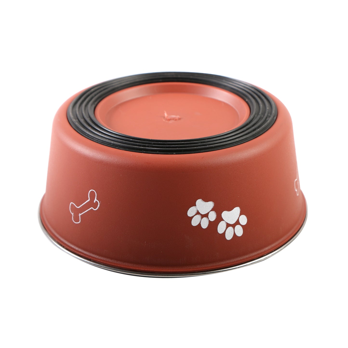 Stainless Steel Pet Food Bowl - Durable Non-Slip Feeding Dish for Dogs & Cats