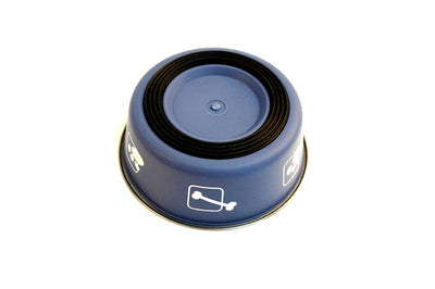 Stainless Steel Pet Food Bowl - Durable Non-Slip Feeding Dish for Dogs & Cats