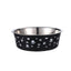 Stainless Steel Pet Food Bowl - Durable Non-Slip Feeding Dish for Dogs & Cats