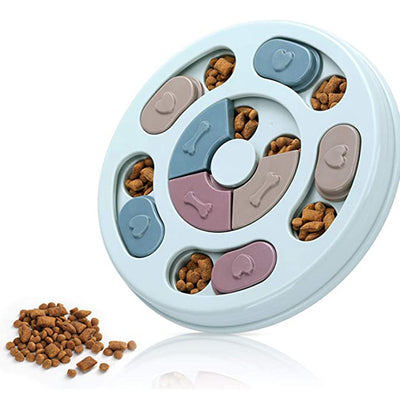 Slow Feeder Dog Bowl - Interactive Puzzle Feeding Bowl for Healthy Eating