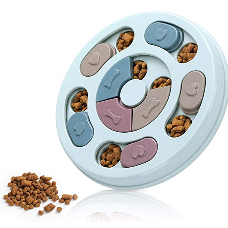 Slow Feeder Dog Bowl - Interactive Puzzle Feeding Bowl for Healthy Eating