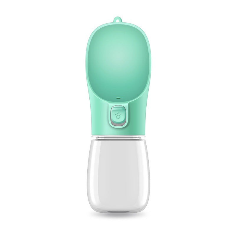 Portable Pet Water Bottle - Travel Dog Water Cup with Food Storage & Waste Bag Holder