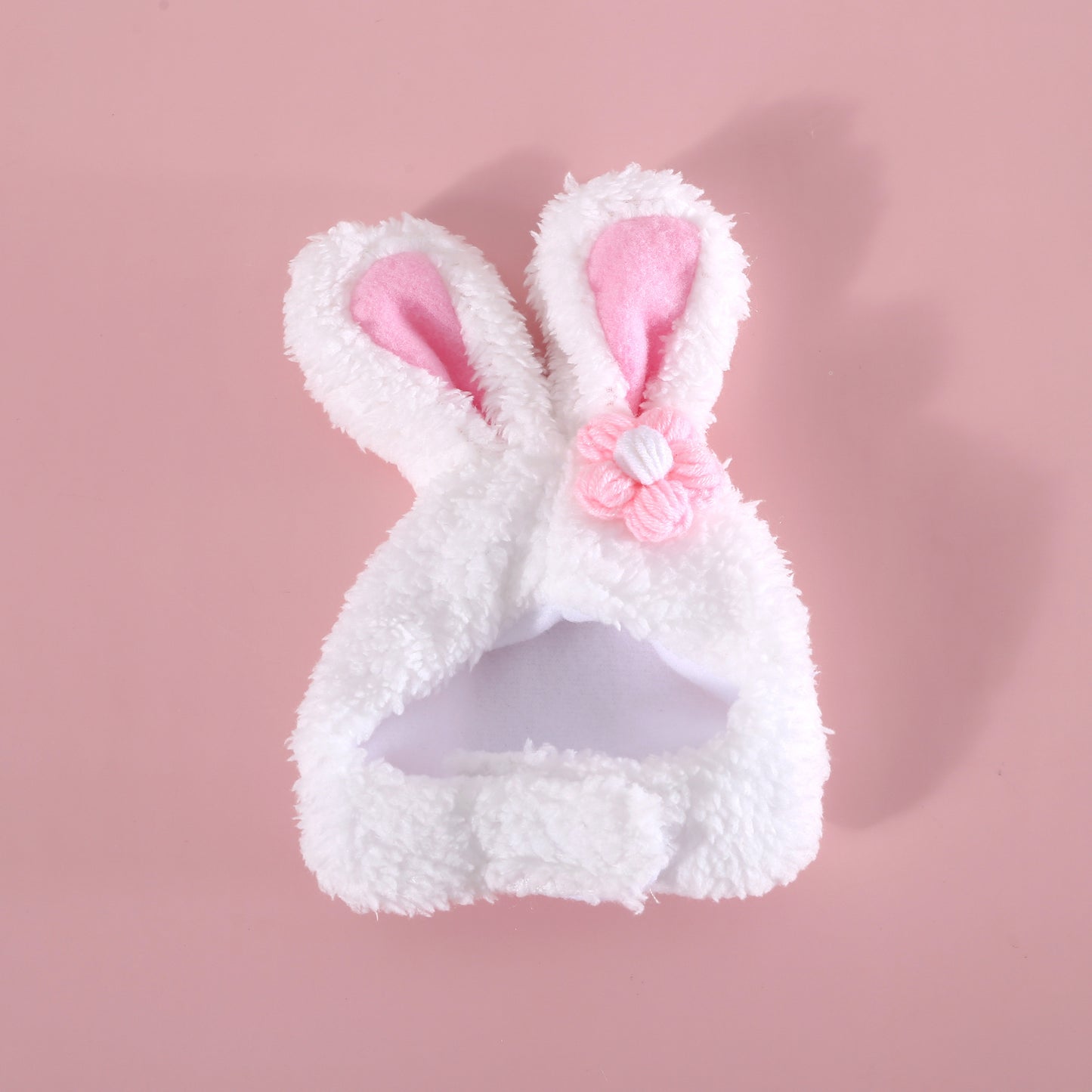 Cute Rabbit Ears Pet Hat - Plush Easter Bunny Headwear for Cats & Dogs