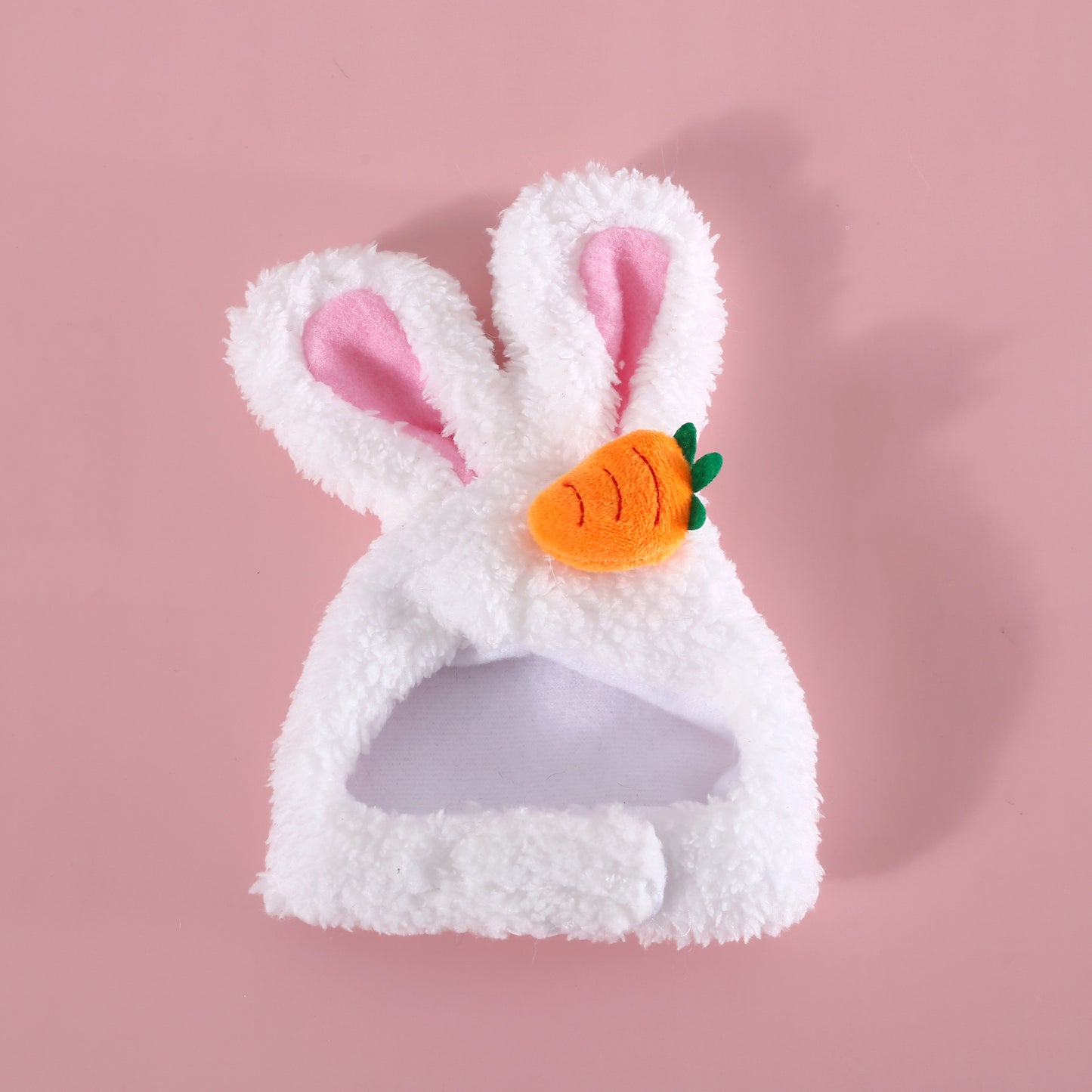 Cute Rabbit Ears Pet Hat - Plush Easter Bunny Headwear for Cats & Dogs