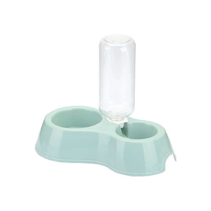 Automatic Pet Double Bowl - Self-Filling Water Bottle & Food Bowl Set