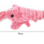 Electric Jumping Shrimp Cat Toy - USB Rechargeable Interactive Plush Lobster