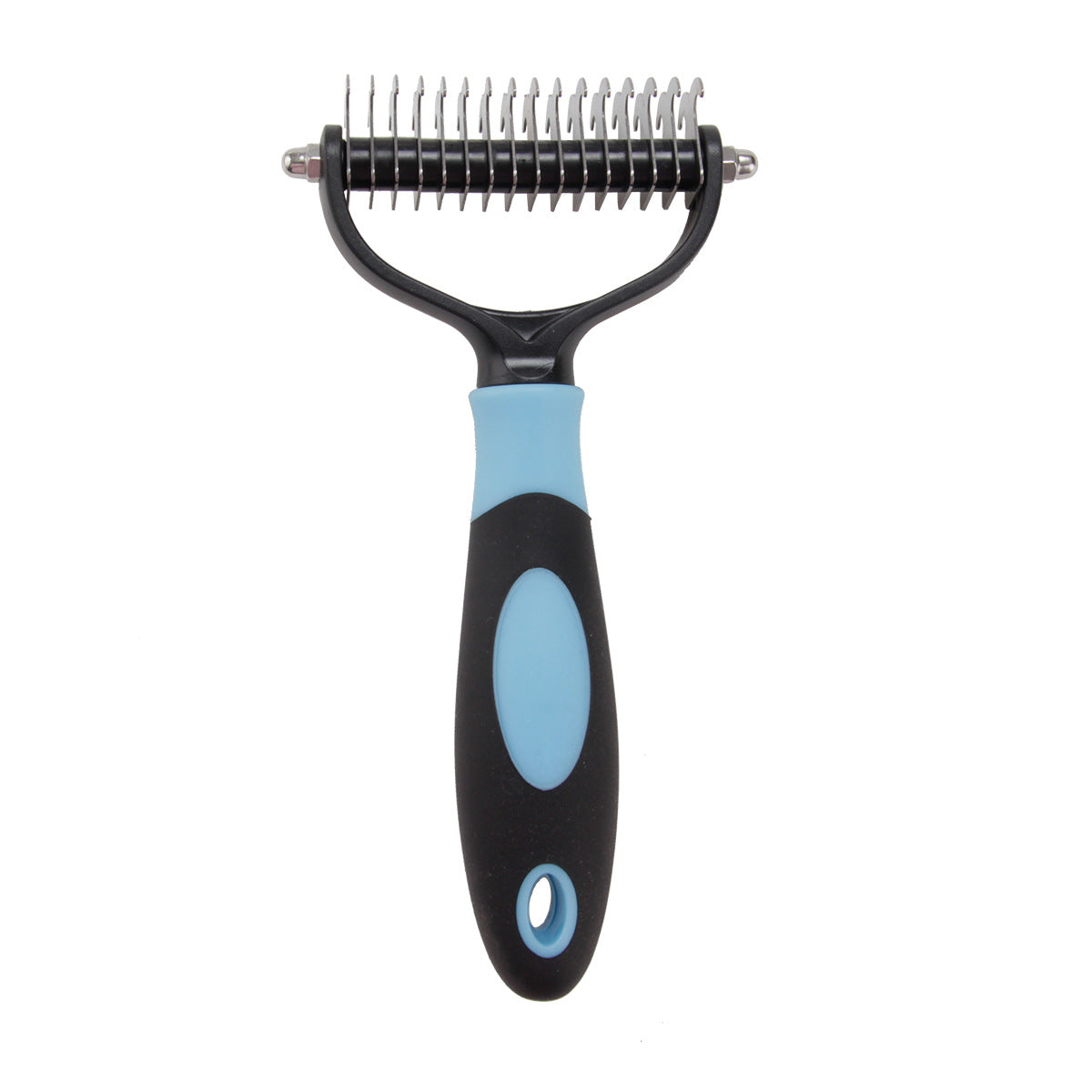 Professional Pet Dematting Comb - Dual-Sided Detangling & Deshedding Tool
