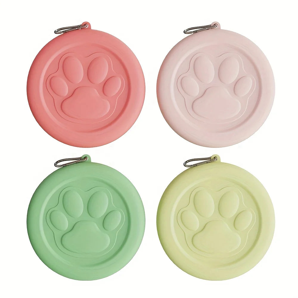 Portable Pet Travel Bowl - Collapsible Food & Water Container for Dogs & Cats