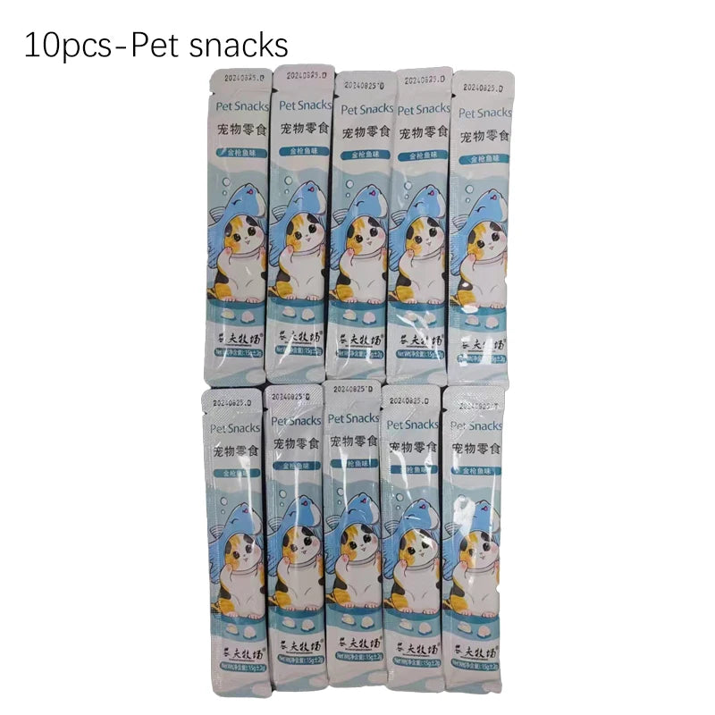 Cat Nutritional Paste Strips - Salmon & Tuna Treats for Kittens & Adult Cats