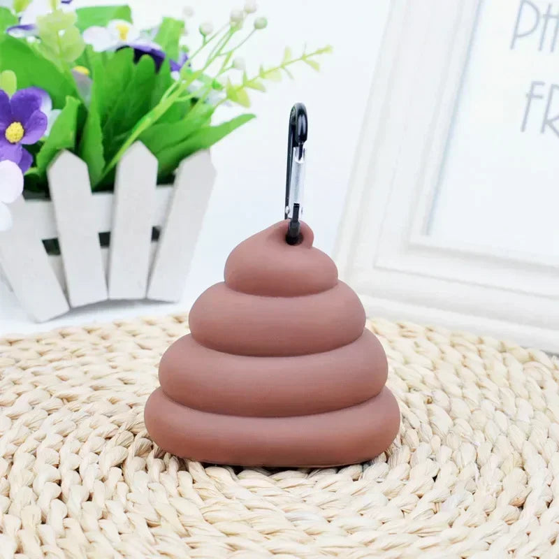 Dog Waste Bag Dispenser - Portable Biodegradable Poop Bag Holder