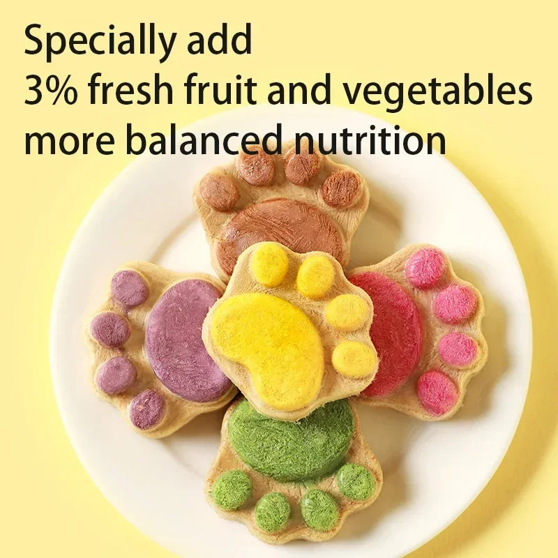 Freeze-Dried Raw Meat Cat Treats - Nutritional Bone & Meat Snacks for Cats