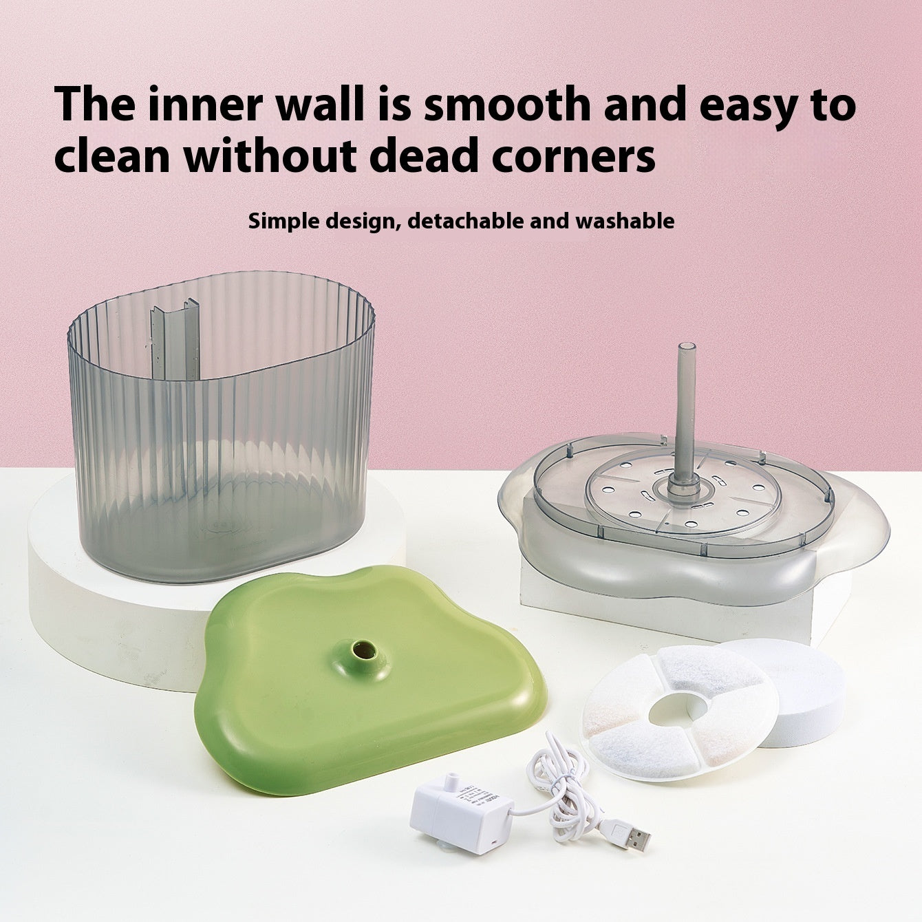 Smart Pet Water Fountain - Auto-Filtering Heated Water Dispenser for Dogs & Cats