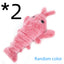 Electric Jumping Shrimp Cat Toy - USB Rechargeable Interactive Plush Lobster