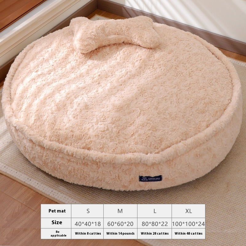 Deluxe Removable & Washable Pet Bed - Premium Comfort with Easy-Clean Cover