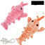 Electric Jumping Shrimp Cat Toy - USB Rechargeable Interactive Plush Lobster