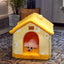 Foldable Dog House & Cat Bed - Warm Enclosed Cave Pet Bed with Removable Cushion