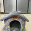 Foldable Dog House & Cat Bed - Warm Enclosed Cave Pet Bed with Removable Cushion