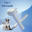 3-in-1 Pet Dematting Comb - Professional Detangling Brush for Cats & Dogs