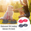 Collapsible Double Pet Bowl - Portable Silicone Travel Food & Water Bowls with Mat