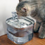 Stainless Steel Pet Water Fountain - 2L Automatic Circulation Dispenser for Cats & Dogs